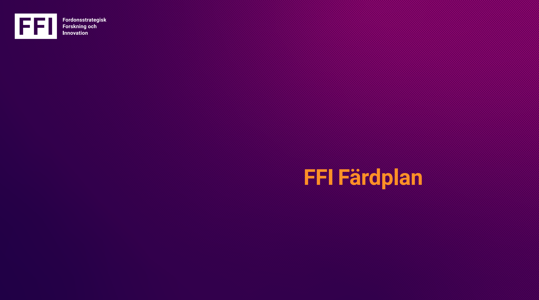 FFI Färdplan